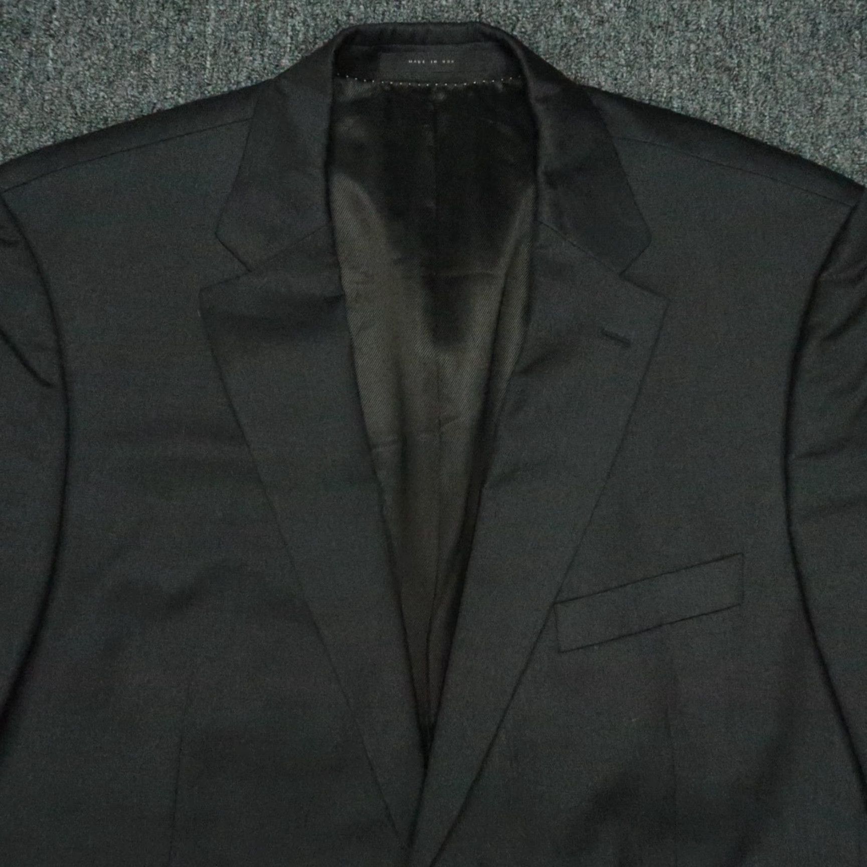 Hugo Boss Hugo Boss Blazer Men 48L Gray Wool Reda Super 100 Sport Coat Jacket Suit Size 48R - 2 Thumbnail