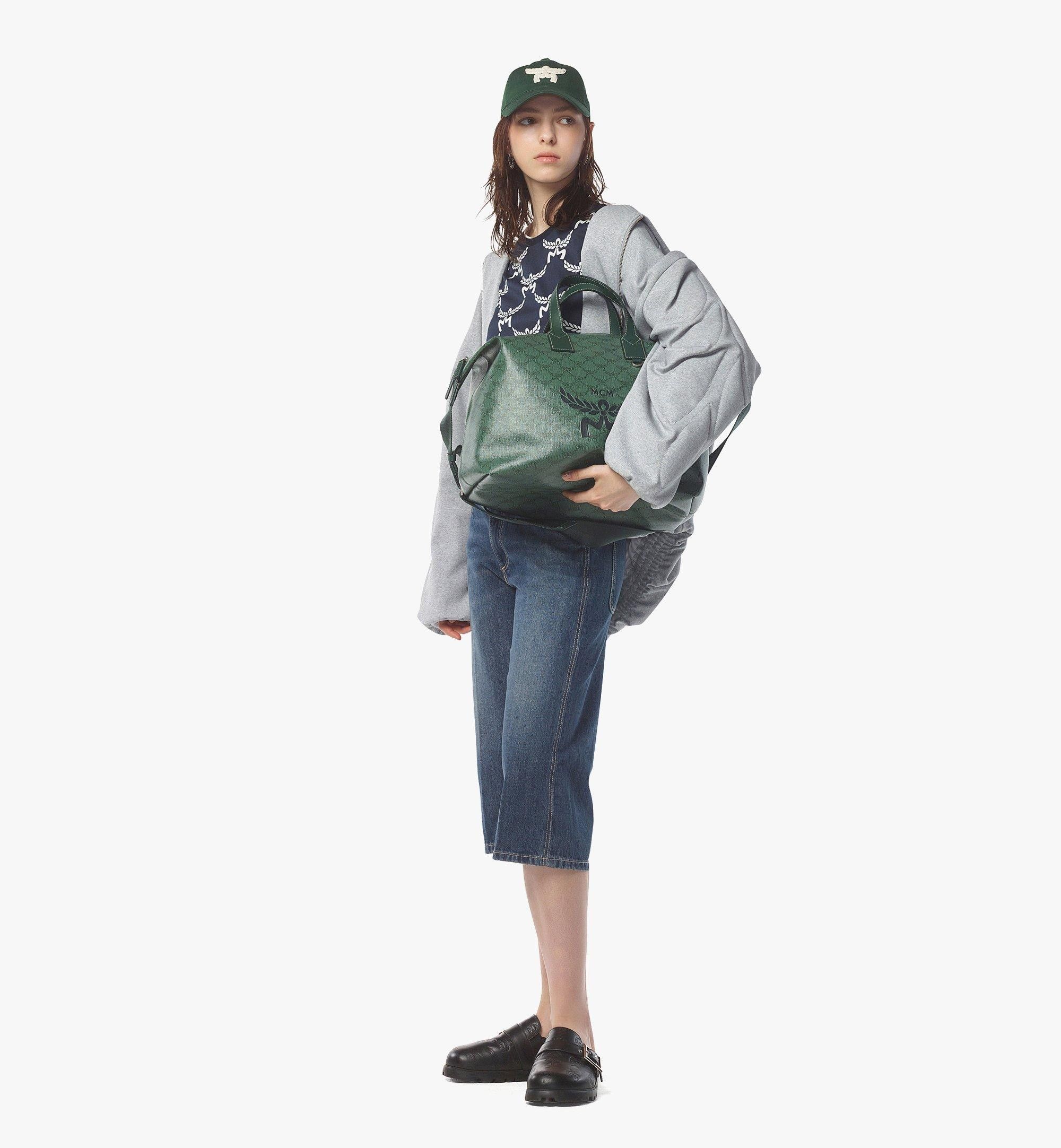 MCM o1mt1gz0225 Size: OS / Unisex Himmel E/W Tote Bag in Green Size ONE SIZE - 7 Thumbnail