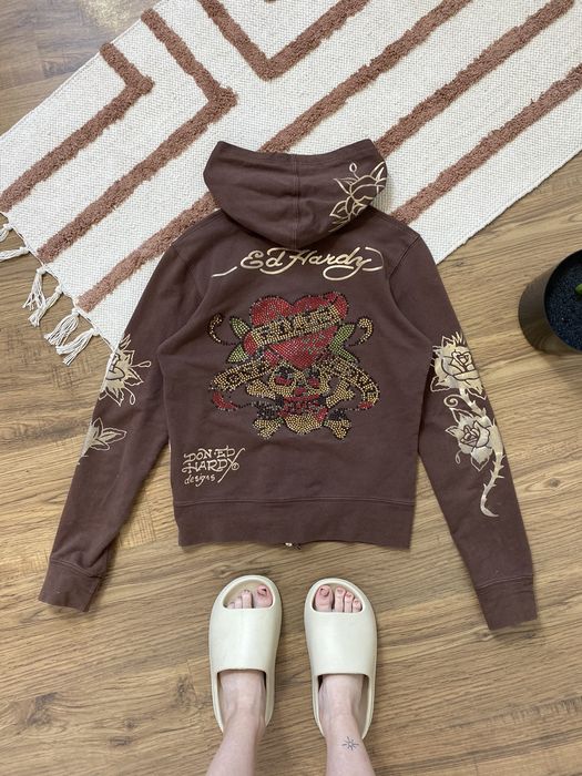 Ed hardy vintage hoodie hot sale