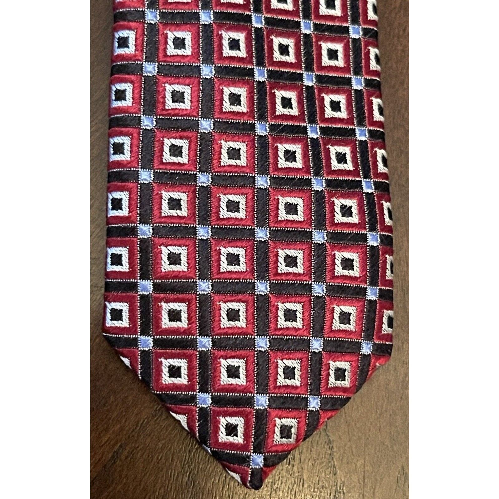 Chaps Chaps Red Black Hand Made 100% Silk Made In China Size ONE SIZE - 6 Thumbnail