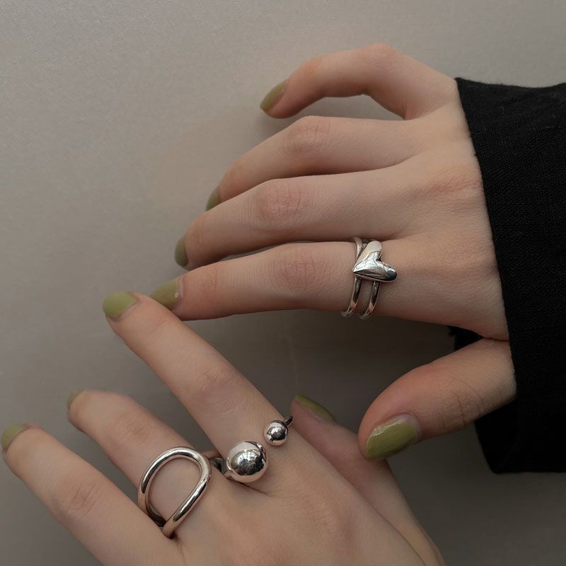 Jewelry Crazy Jewelry Rings Open Size Chrome Ring (Size 7-13) Size ONE SIZE - 1 Thumbnail