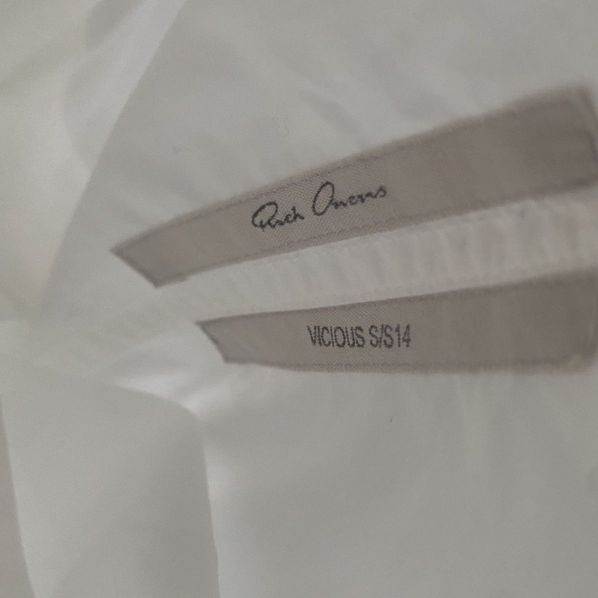 Rick Owens SS14 Vicious Sleeveless Shirt Size US S / EU 44-46 / 1 - 7 Thumbnail