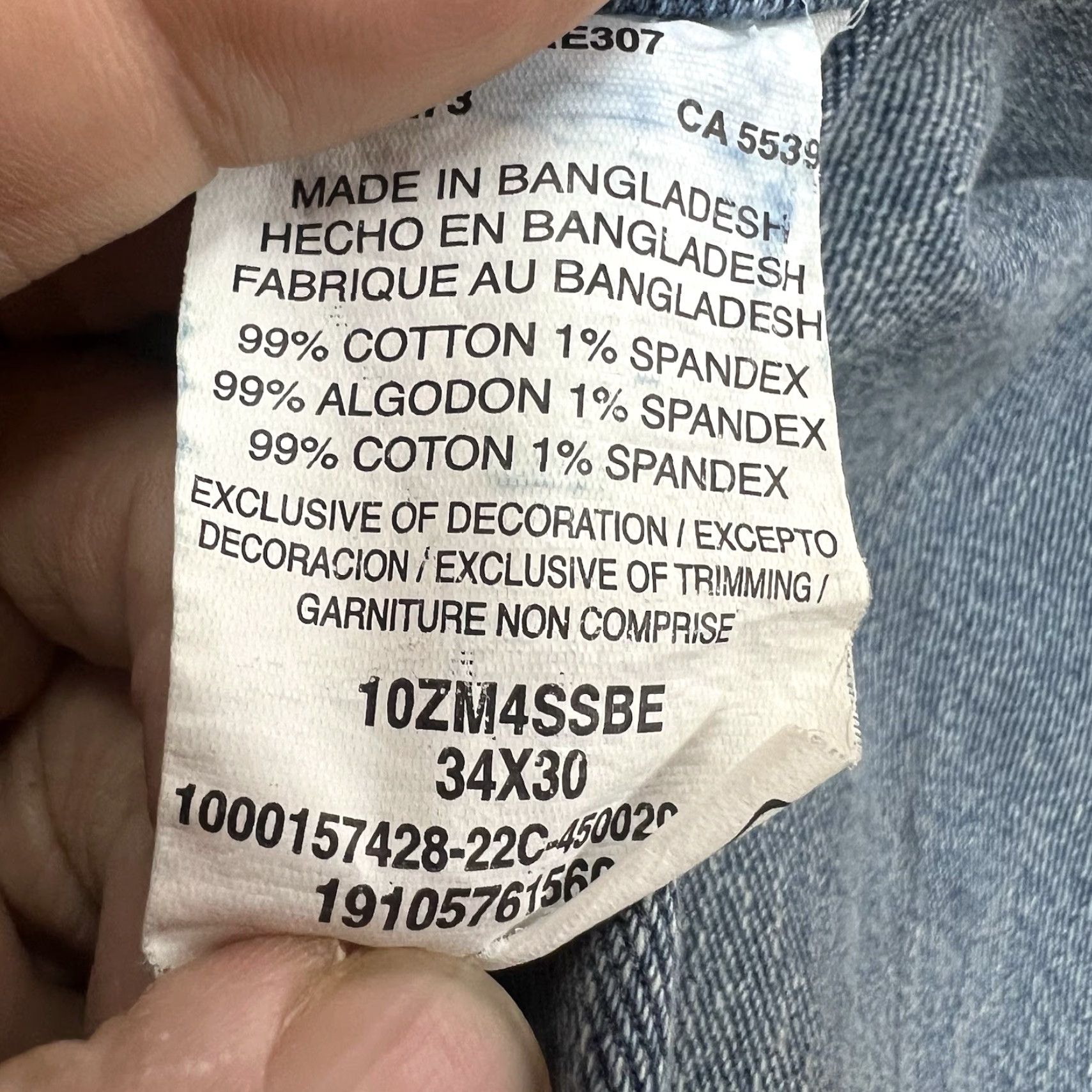 Wrangler Wrangler Authentic Jean Men’s 34 X30 Blue Denim Straight Leg Size US 34 / EU 50 - 7 Thumbnail