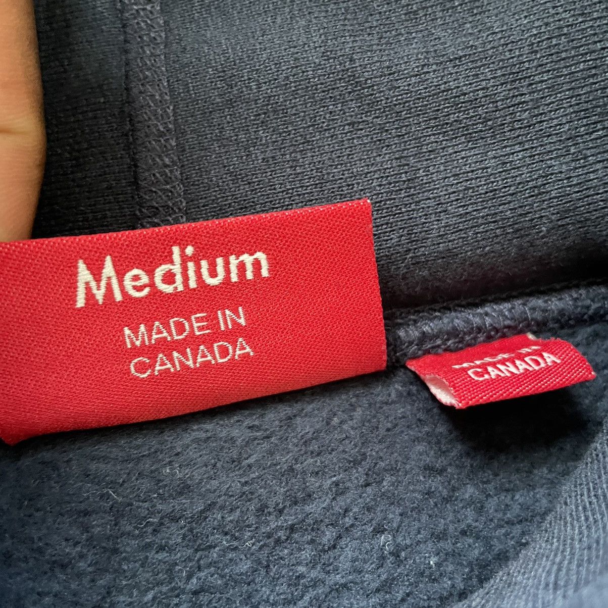 Vintage Supreme 2016 3M Reflective Small Box Logo Navy Size US M / EU 48-50 / 2 - 7 Thumbnail