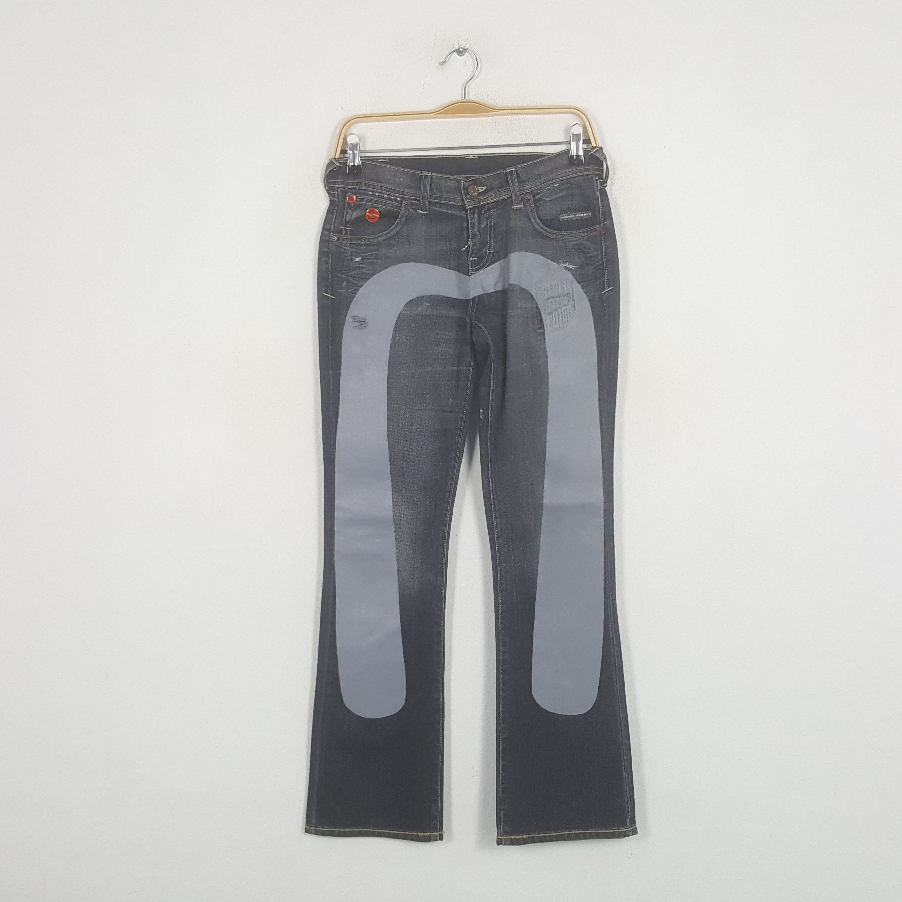 Evisu × Puma × Vintage Vintage Evisu X Puma Japanese Brand Daicock Custom Jeans Size 30" / US 8 / IT 44 - 1 Thumbnail