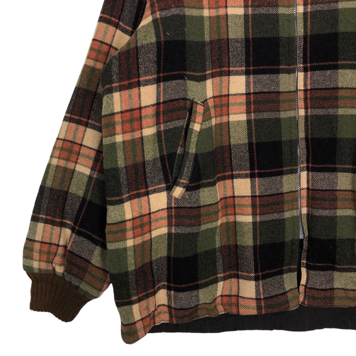 Beauty Beast 🔥90’s Vtg Flannel Wool Jacket Tartan Design Issey Miyake Size US L / EU 52-54 / 3 - 4 Thumbnail