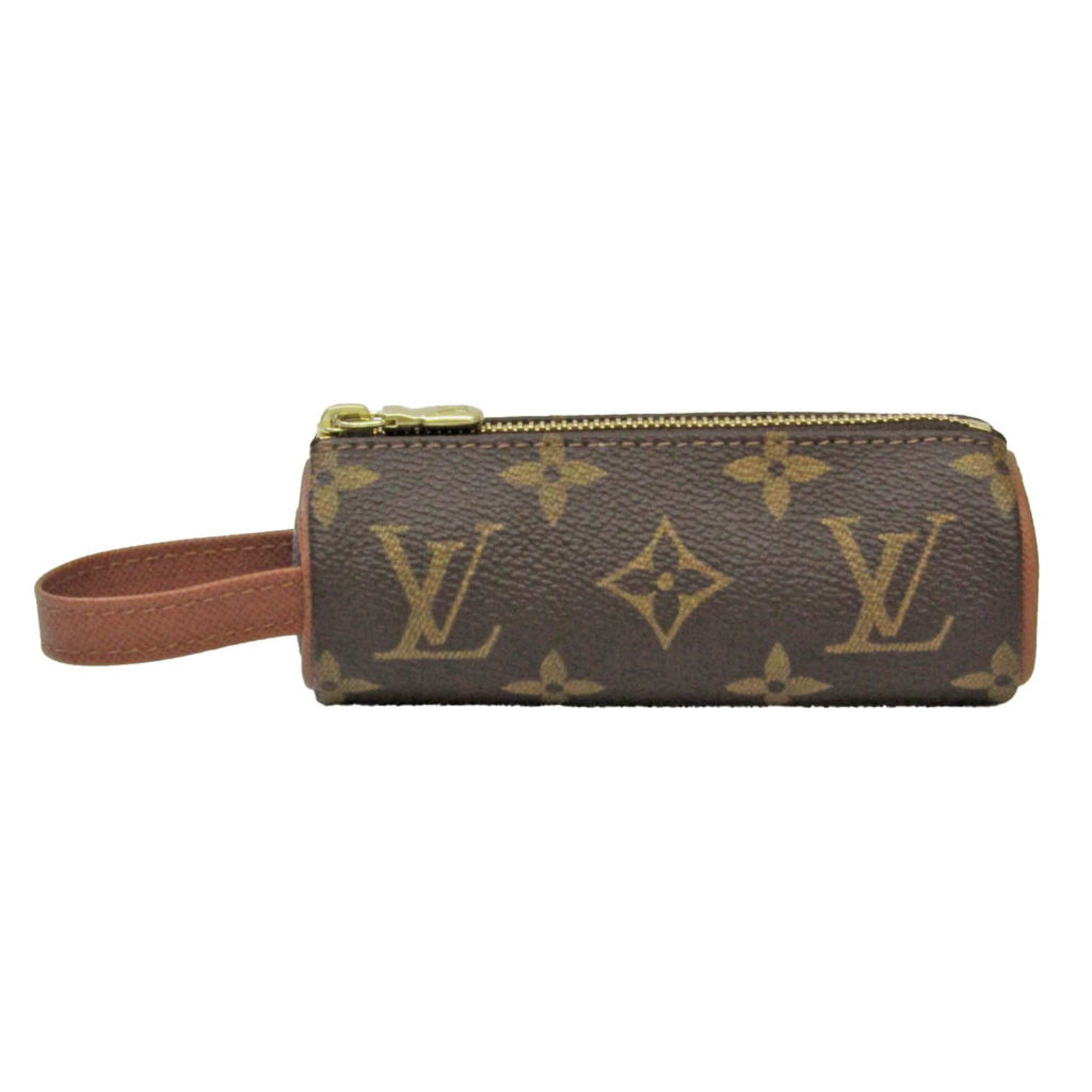 image of Louis Vuitton Monogram Men,women Golf Ball Bag [Monogram] Etui 3 Balles De Golf M58249 in Black, Wo
