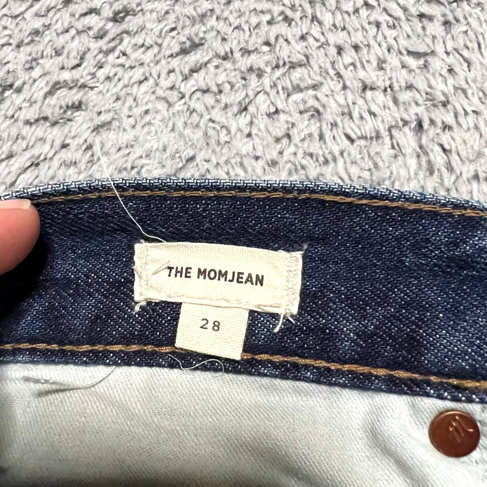 Madewell Madewell Jeans Womens 28 Mom High Rise Ankle Blue Denim Pants Womens 28 Regular Cropped Blue Jeans Girls? Size 28" / US 6 / IT 42 - 5 Thumbnail