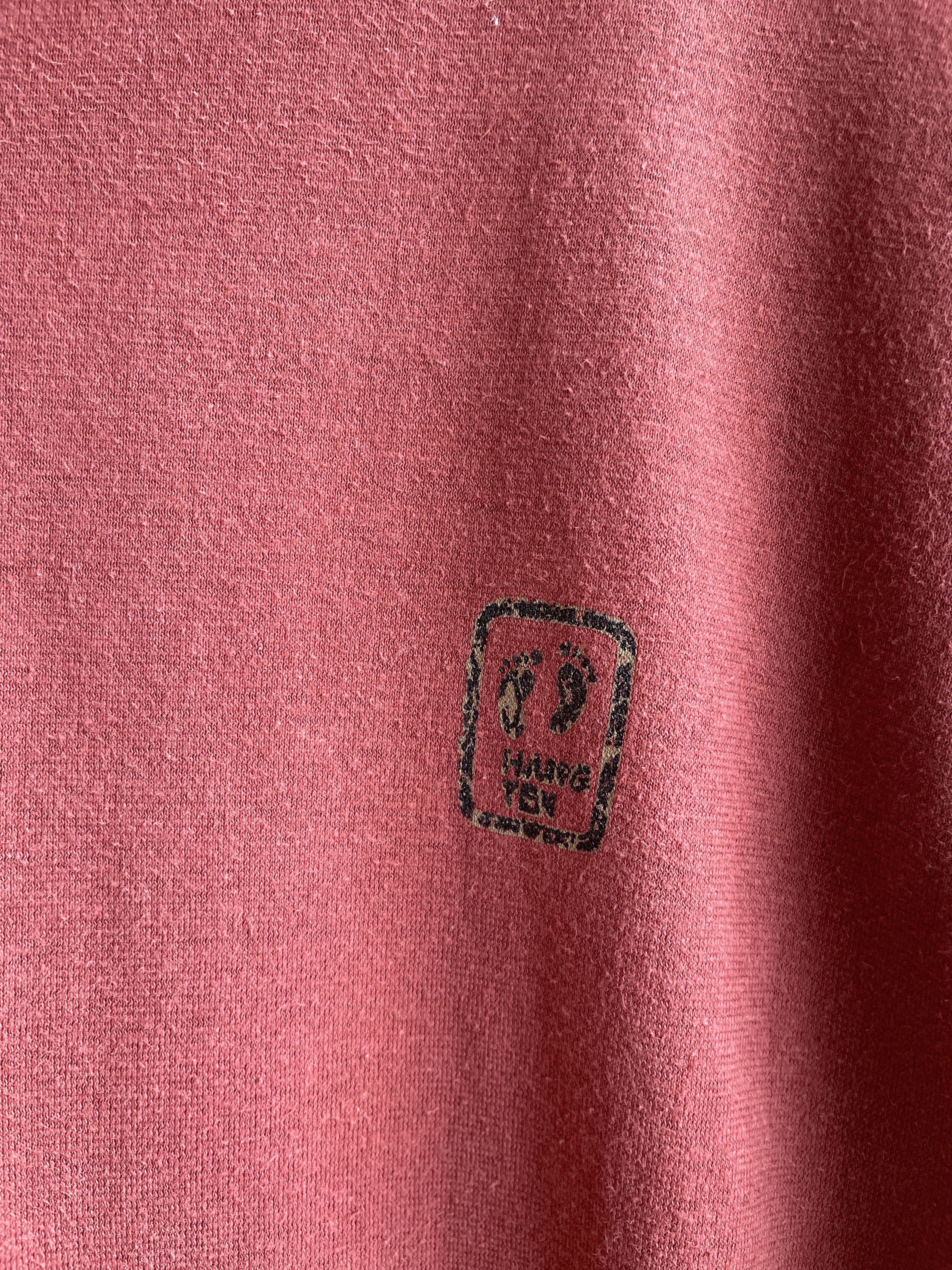 Hang Ten Vintage90s🔥Hang Ten🔥Big Logo Single Stitch Longsleeve Tshirt Size US M / EU 48-50 / 2 - 8 Thumbnail