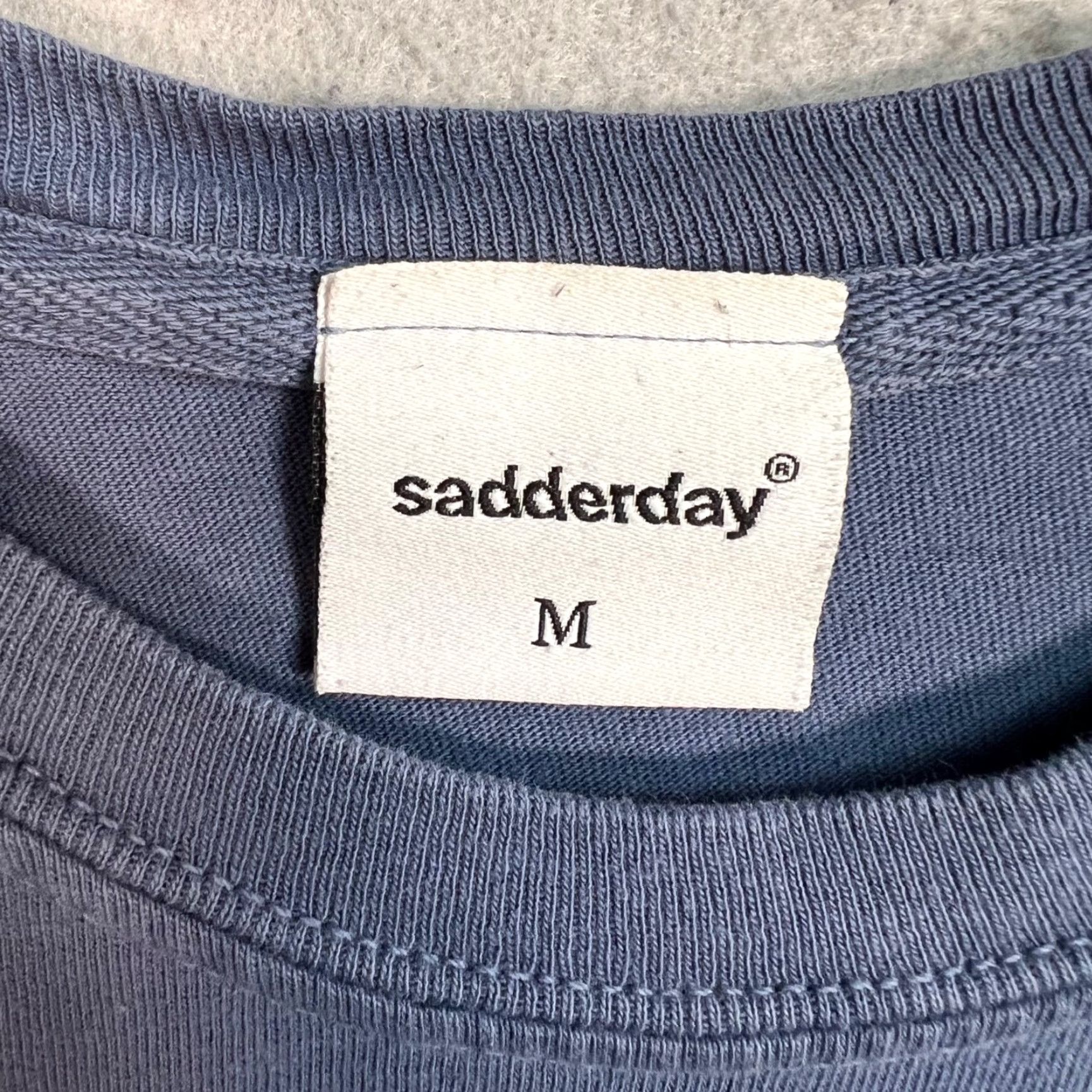 Vintage VINTAGE Sadderday T-Shirt Adult Medium Blue Graphic Duck Yellow Mens Size US M / EU 48-50 / 2 - 3 Thumbnail