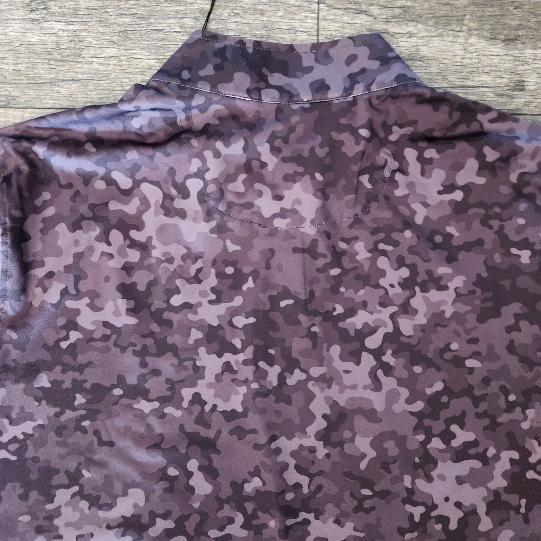 Vintage Sunday Swagger Men's Large 1/4 Zip Black Gray Camo Performance Golf Pullover New Size US L / EU 52-54 / 3 - 7 Thumbnail