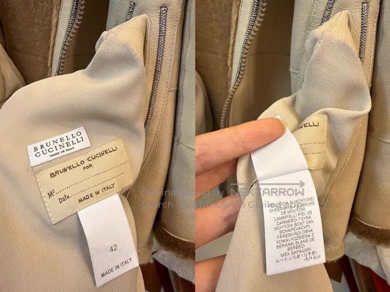 Brunello Cucinelli Brunello Cucinelli Beaded Double-Faced Ram Leather Fur Coa Size S / US 4 / IT 40 - 9 Thumbnail