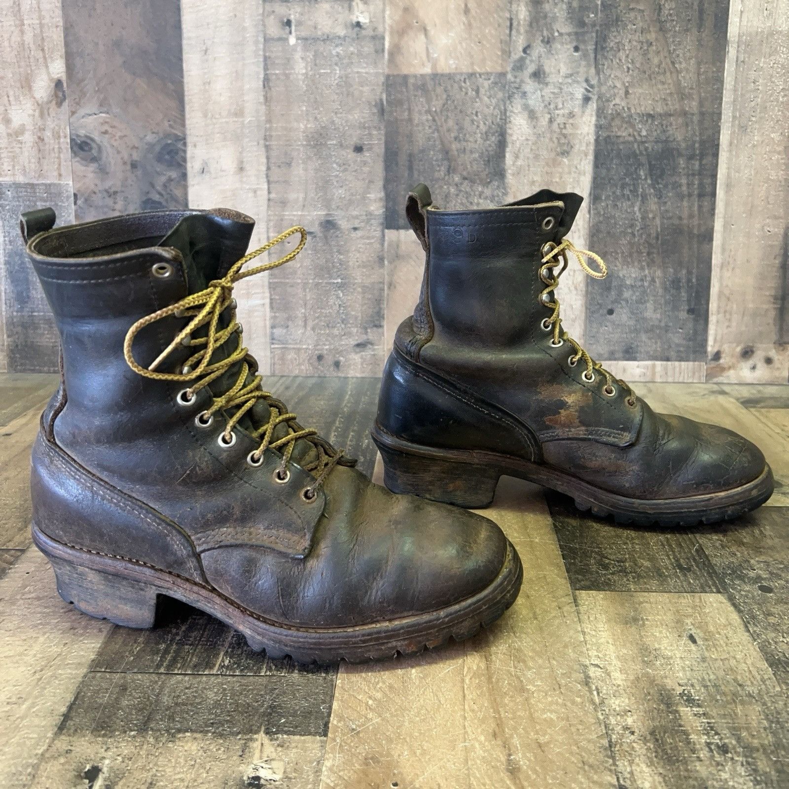 Red Wing Red Wing Vintage Plain Toe Work Boots Mens 9 D Size US 9 / EU 42 - 3 Thumbnail