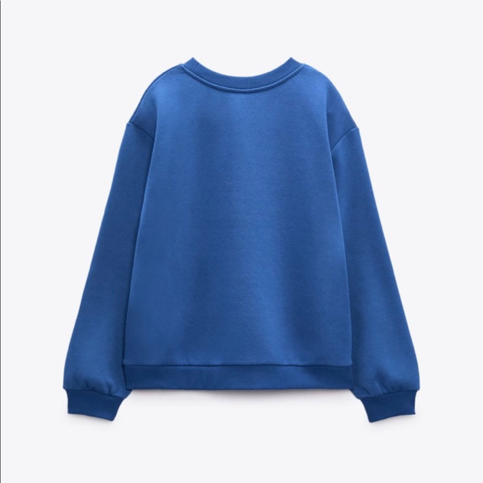 Zara ZARA BLOGGER FAVORITE TEXT PRINT SWEATSHIRT Size XL / US 12-14 / IT 48-50 - 10 Thumbnail