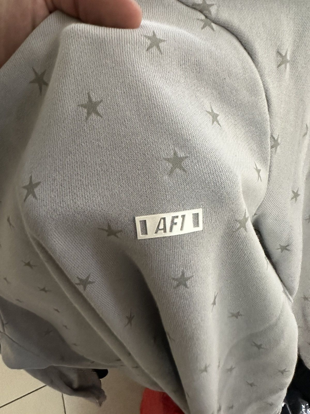 Nike × Vintage Vintage Nike Air Force sweatshirt logo reflective stars rare Size US M / EU 48-50 / 2 - 5 Thumbnail
