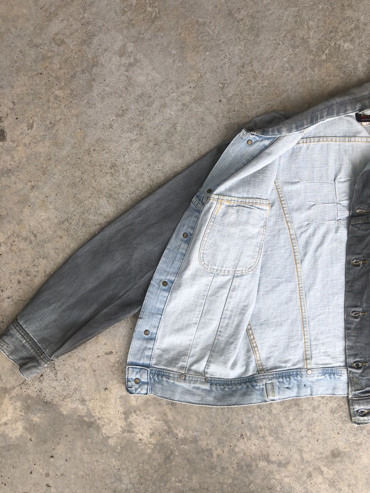 Lee Lee 101J Waxed Denim Jacket Distressed Jeans Size US L / EU 52-54 / 3 - 8 Thumbnail