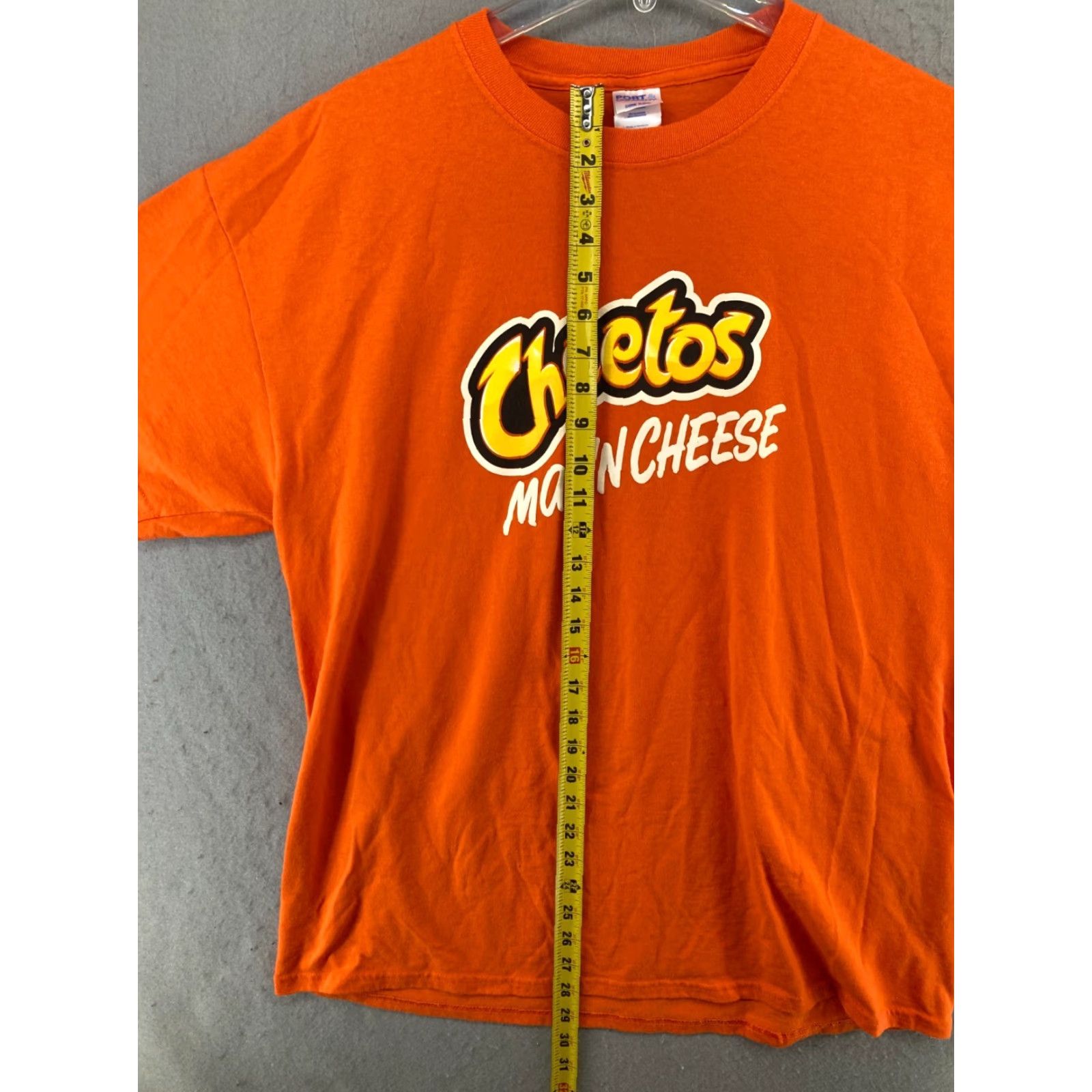 Port & Company Cheetos Mac N Cheese Mens Promo TShirt XL Orange Logo Size US XL / EU 56 / 4 - 3 Thumbnail