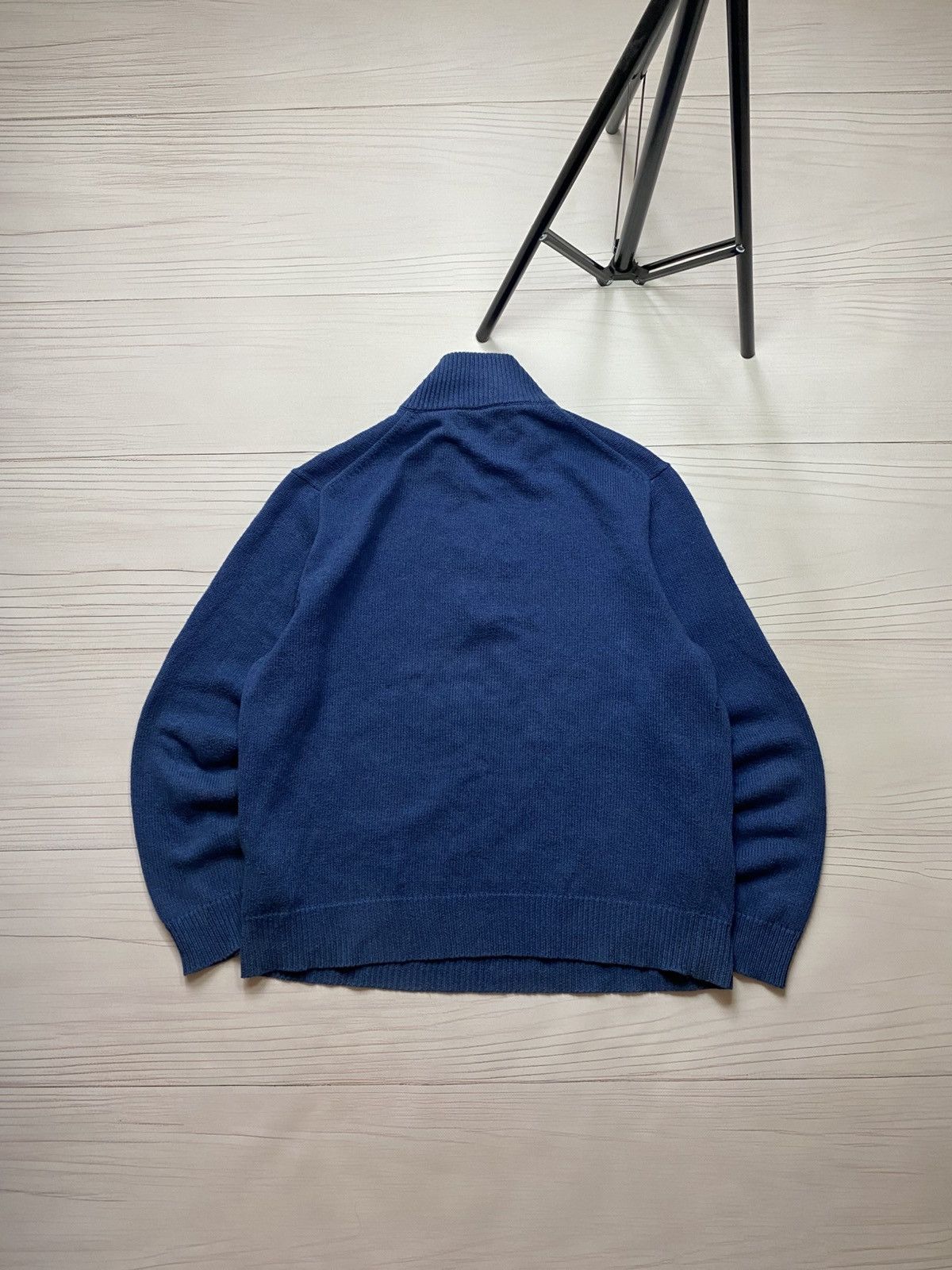 Polo Ralph Lauren Vintage Polo Ralph Lauren 1/4 zip USA faded knit y2k sweater Size US M / EU 48-50 / 2 - 2 Thumbnail