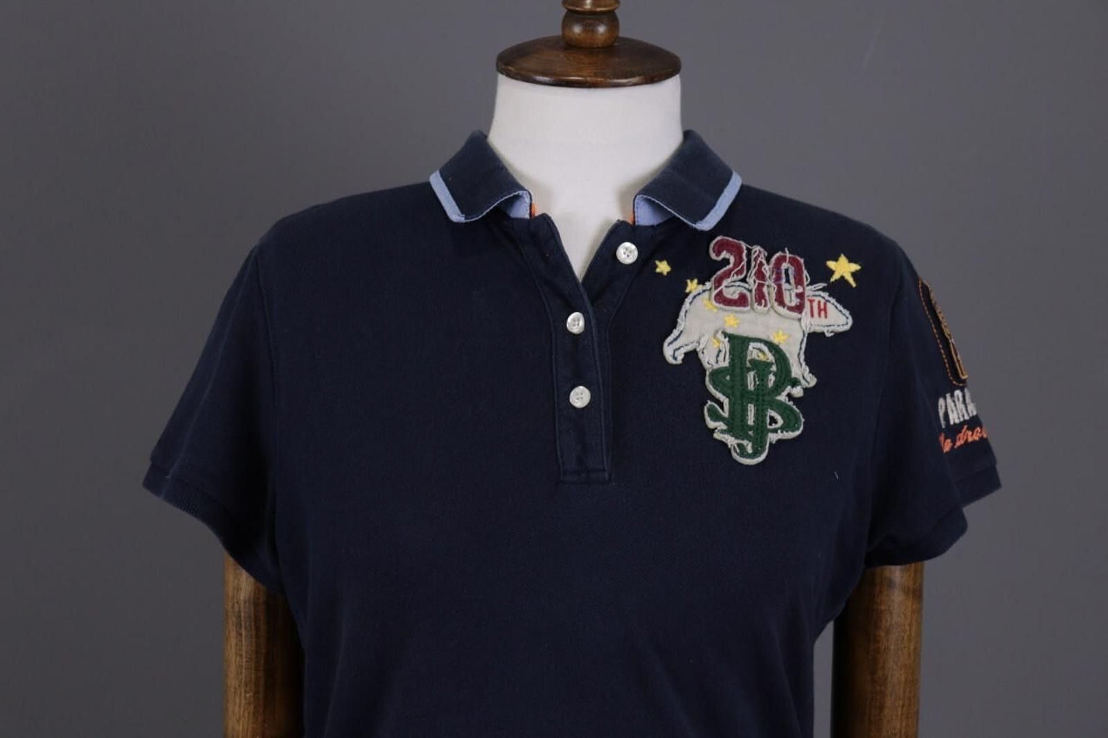 Parajumpers Parajumpers Slim FitBlue Big Back Polo Shirt Size XL Size XL / US 12-14 / IT 48-50 - 2 Thumbnail