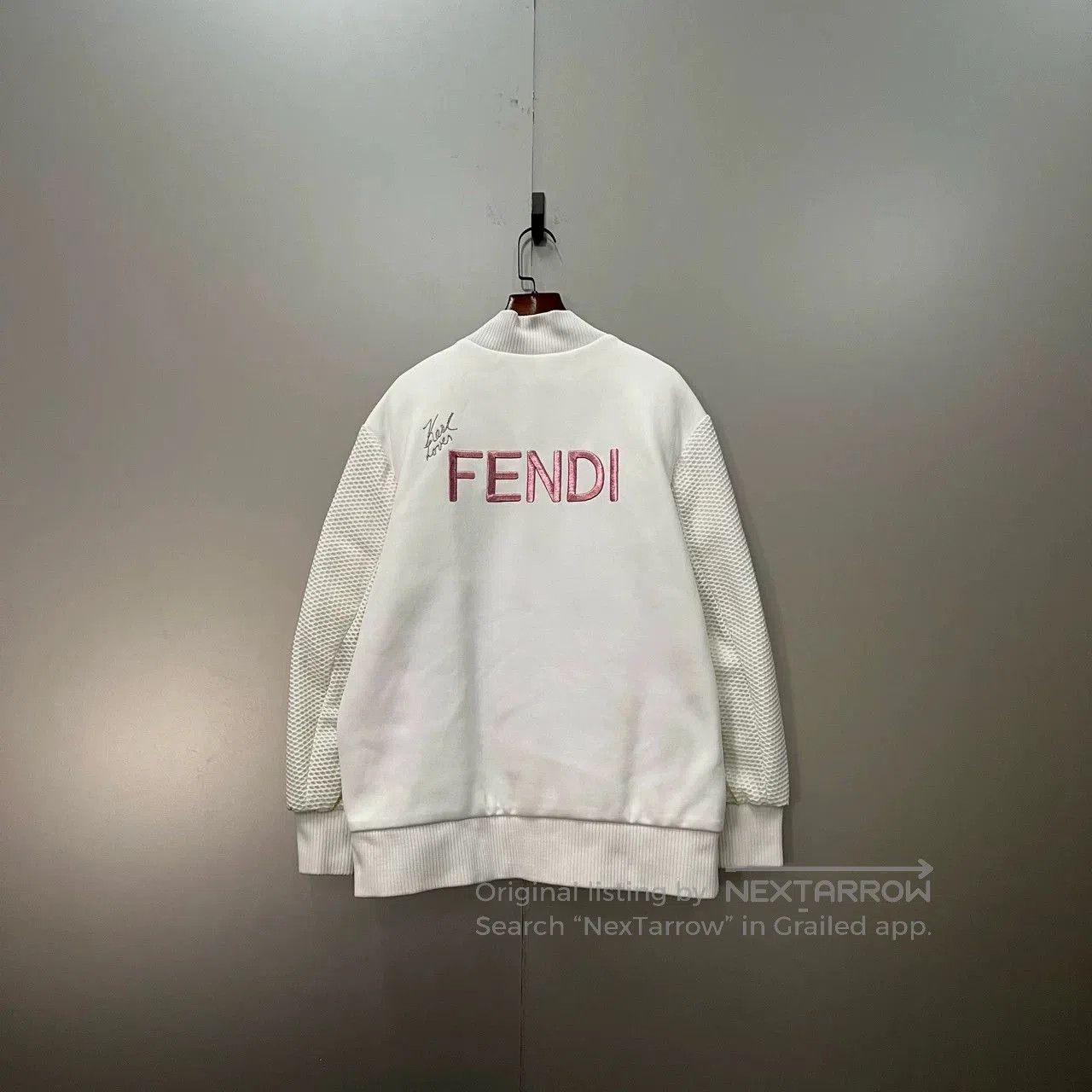 Fendi FENDI Back Embroidery Logo Double-Sided Check Jacket. Size S / US 4 / IT 40 - 2 Thumbnail