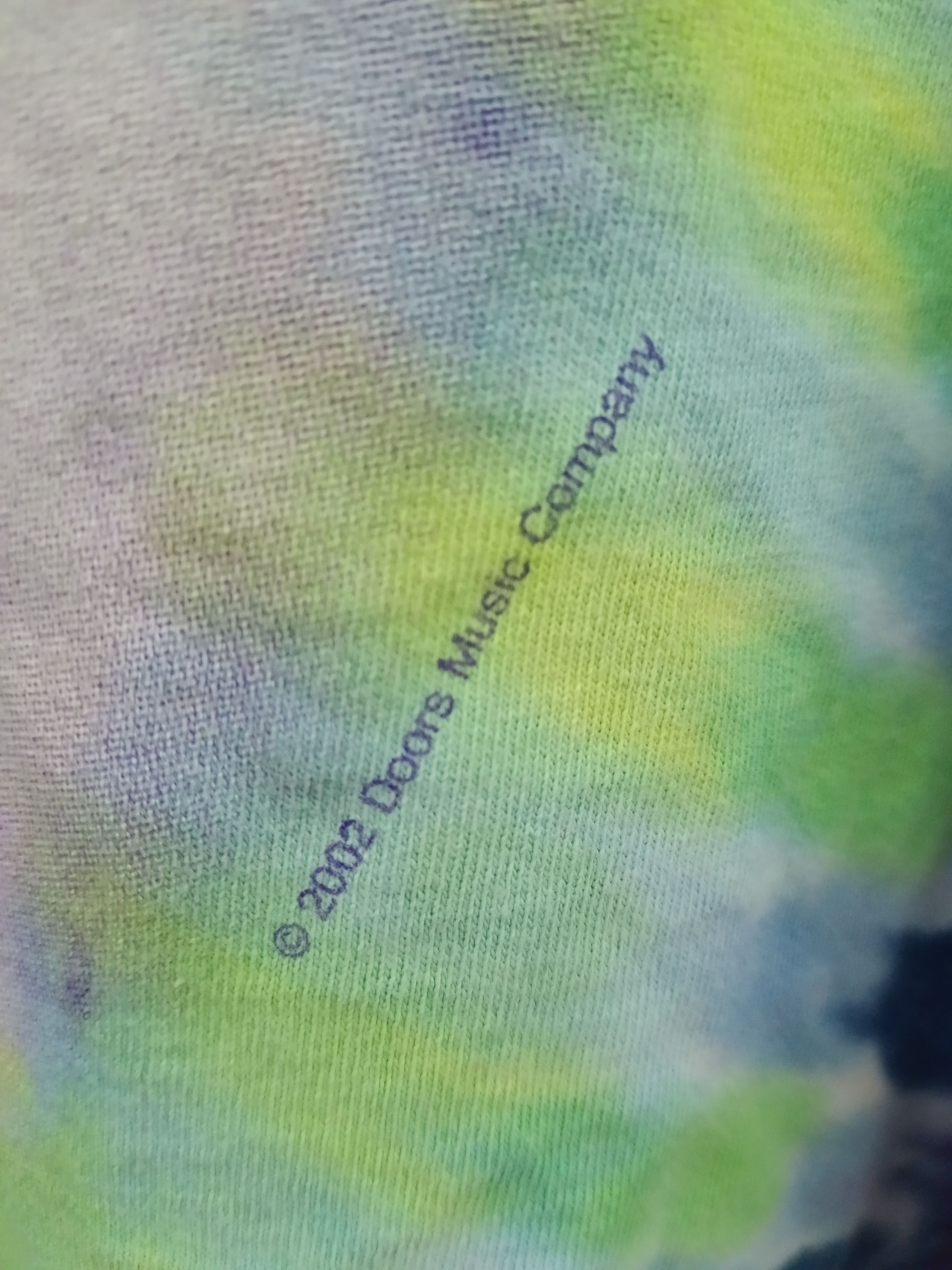 Band Tees × Liquid Blue × Vintage VINTAGE 0VERPRINT TIE DYE THE DOOR RARE🔥 Size US L / EU 52-54 / 3 - 6 Thumbnail