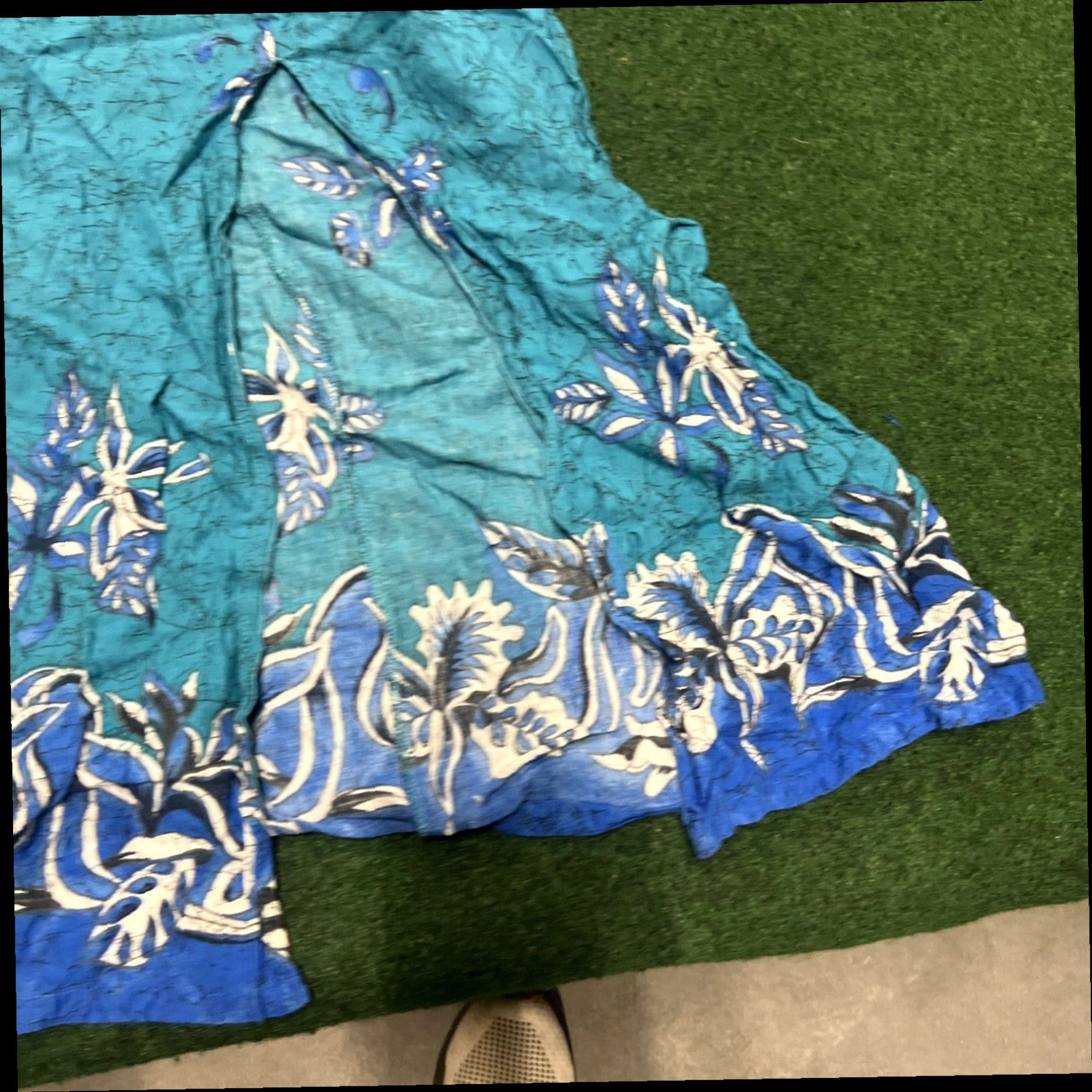 Vintage Vintage MTB Meant To Be House Dress MuuMuu One Size Floral Midi Maxi Hawaiian Size ONE SIZE - 3 Thumbnail