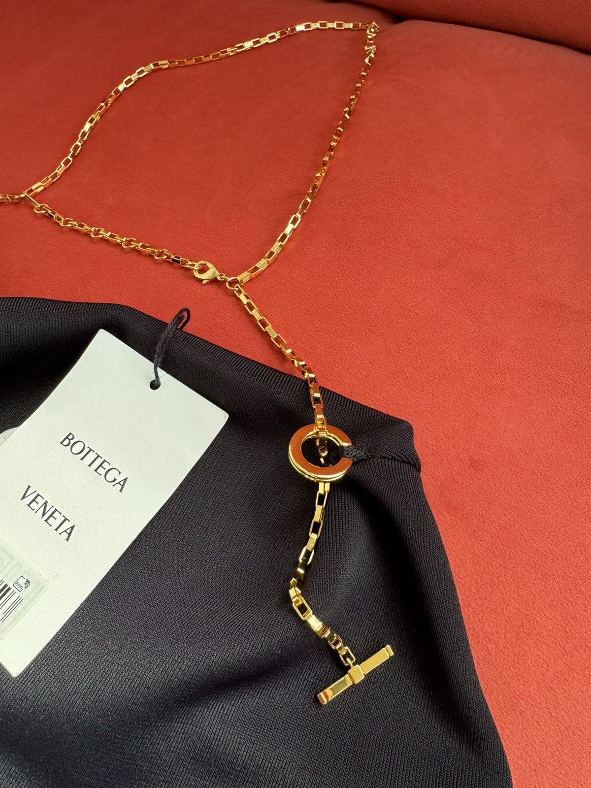 Bottega Veneta Bottega Veneta New chain details black midi dress, size S Size S / US 4 / IT 40 - 6 Thumbnail