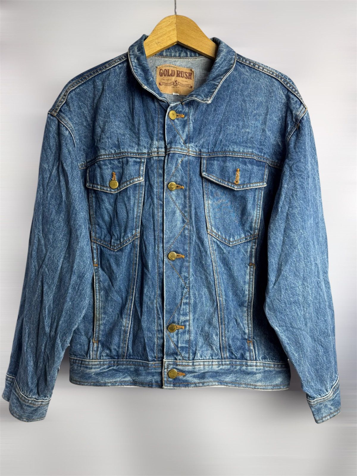 Beauty Beast × Hysteric Glamour × Japanese Brand Gold Rush Denim Jacket Vintage Japanese Size US L / EU 52-54 / 3 - 1 Thumbnail