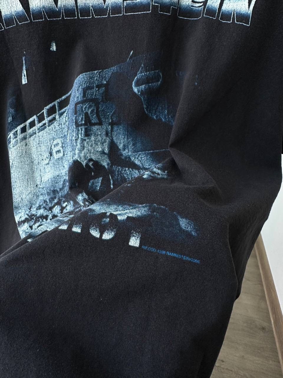 Band Tees × Vintage Vintage Rammestein Black Rosenrot Distressed T-Shirt Size US M / EU 48-50 / 2 - 9 Thumbnail