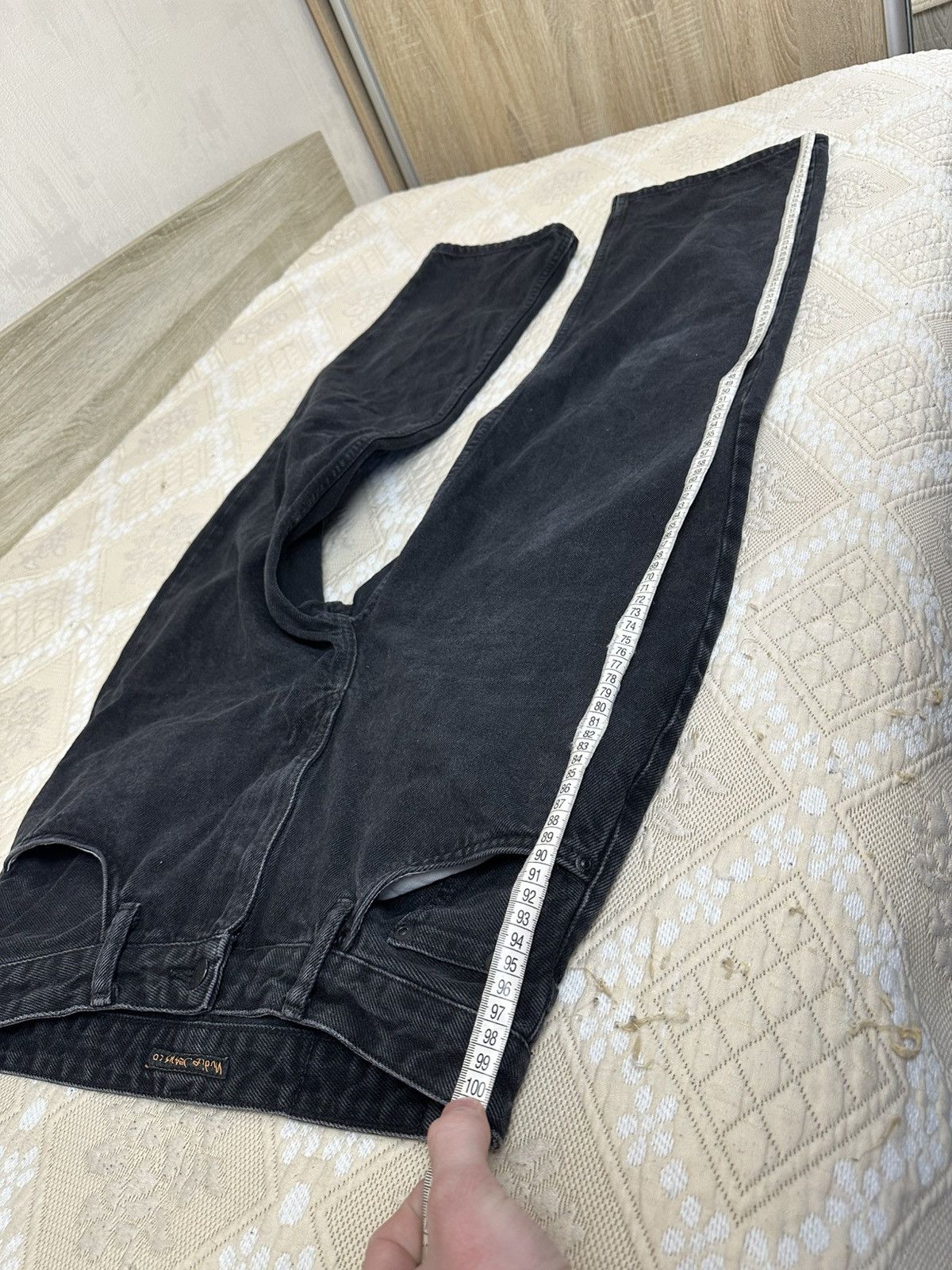 Nudie Jeans 🔥 Nudie Jeans Clean Eileen Loose Fit Wide Pants Denim 29x28 Size 28" / US 6 / IT 42 - 13 Thumbnail