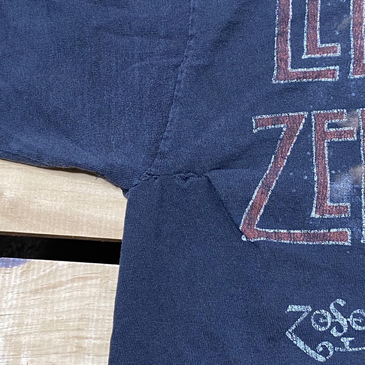 Hanes Vintage Led Zeppelin Hermit Black Band Tee Size Medium Size US M / EU 48-50 / 2 - 5 Thumbnail