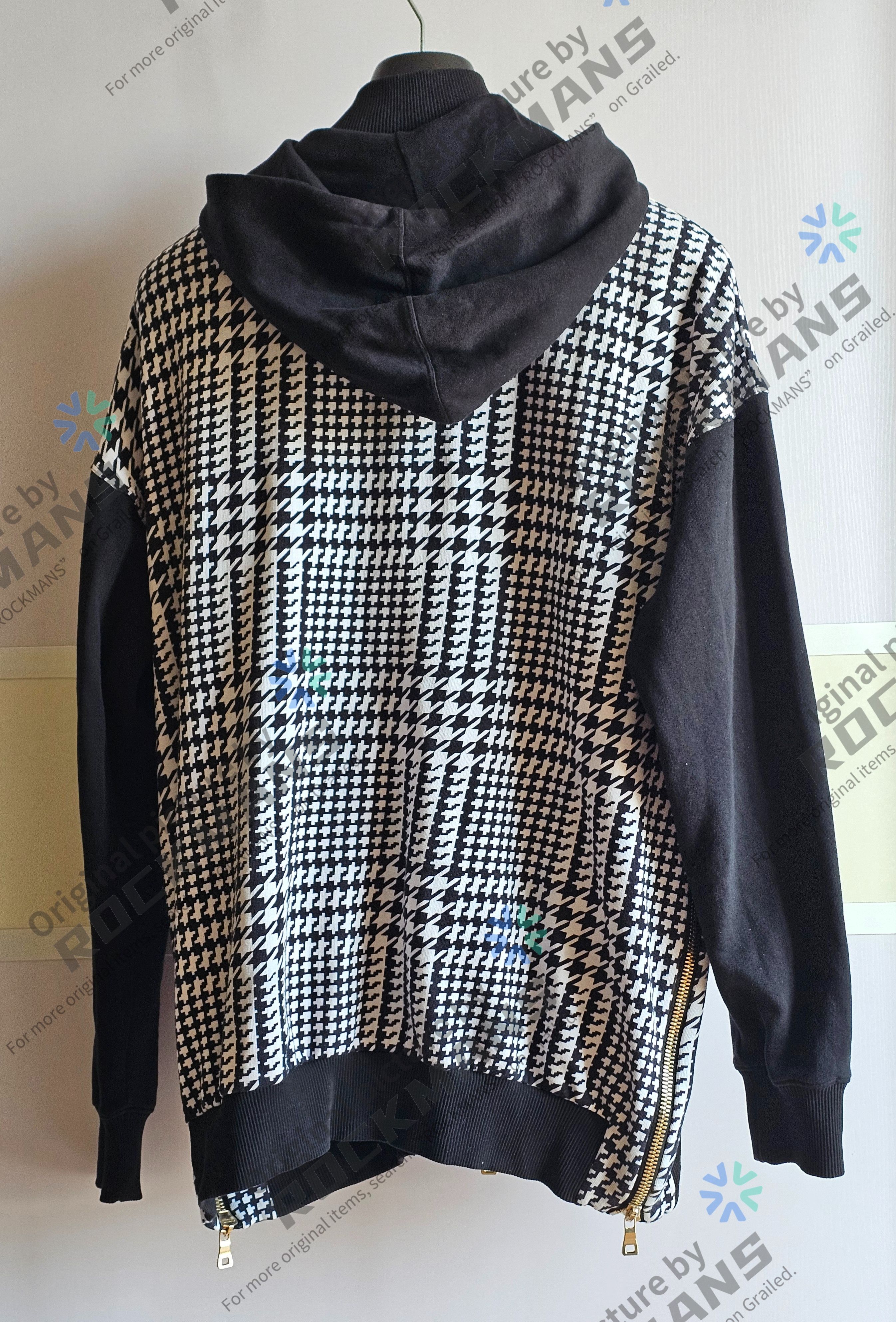 Balmain Balmain Houndstooth woven oversize hooded jacket Size M Size US M / EU 48-50 / 2 - 4 Thumbnail