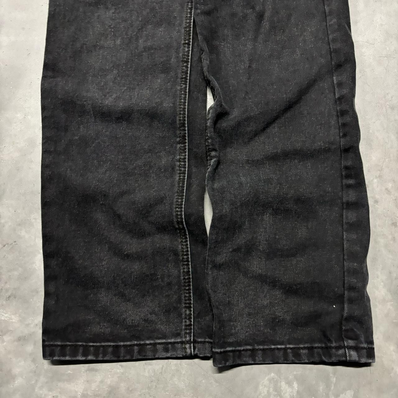 Japanese Brand × Vintage Crazy Vintage Y2K/2000s Grunge Black Denim Jeans! Size US 32 / EU 48 - 6 Thumbnail