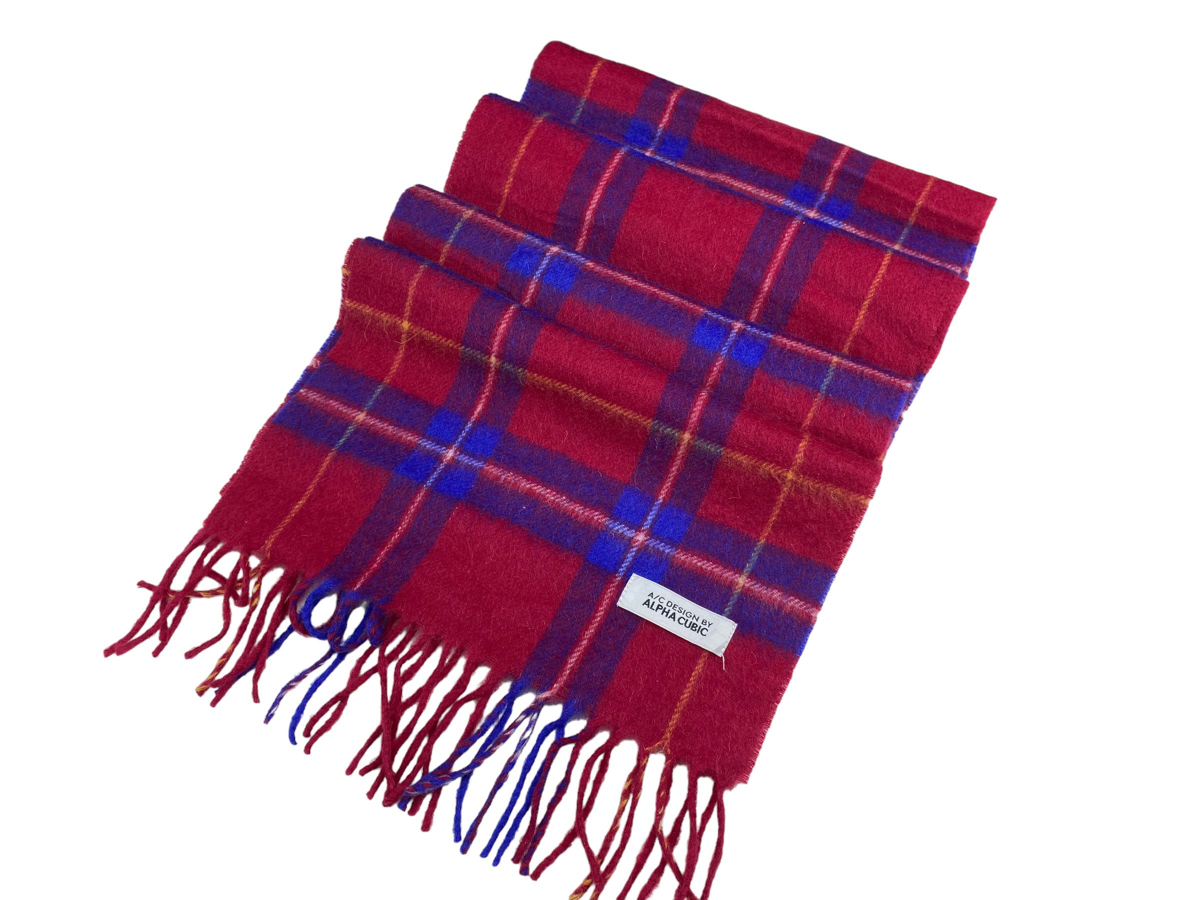 Vintage Alpha Cubic scarf Checkered Vintage Scarves Size ONE SIZE - 5 Thumbnail