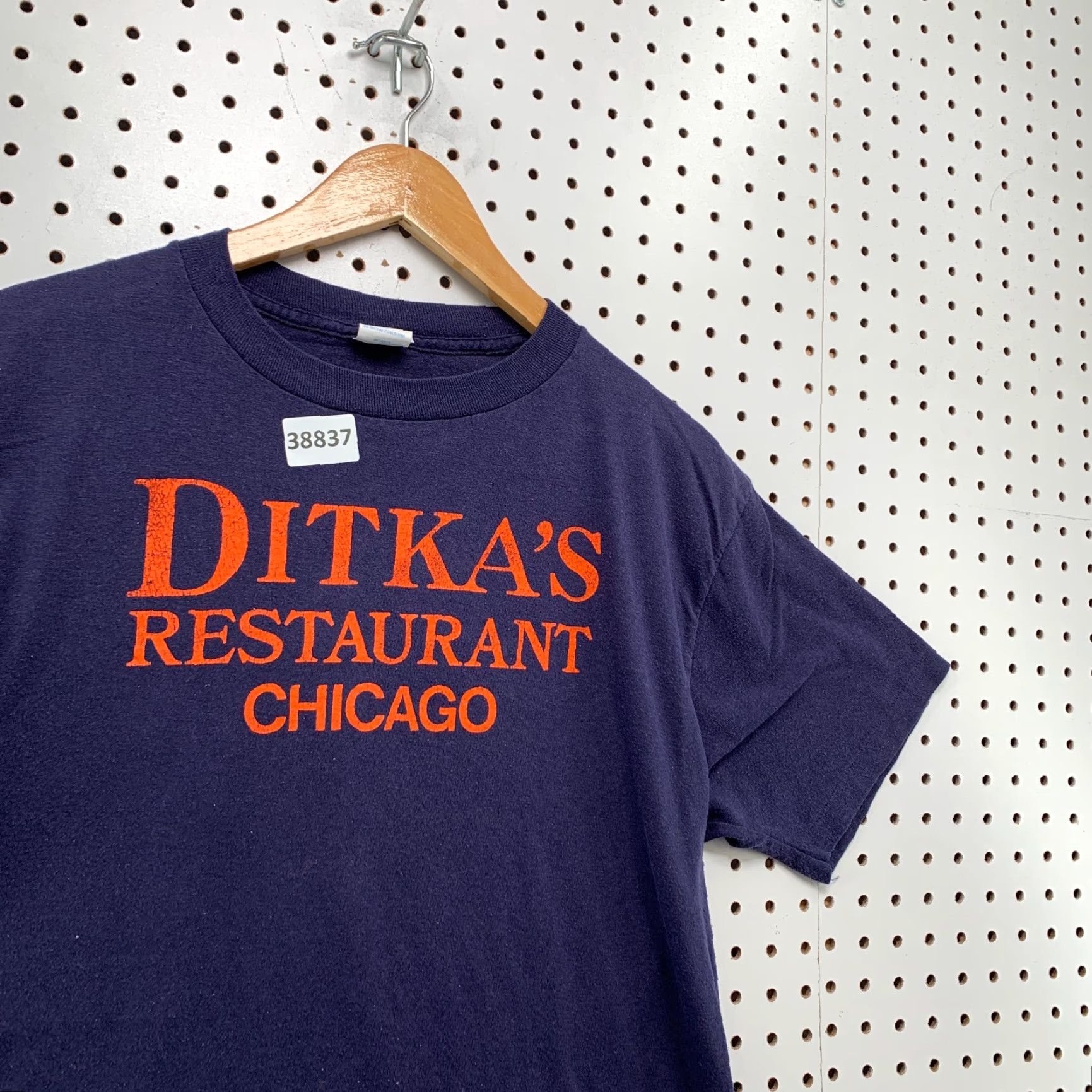 Vintage Vintage 80s Sports T-Shirt Men XL Blue Graphic Print Chicago Ditkas Restaurant Made USA Size US XL / EU 56 / 4 - 5 Thumbnail