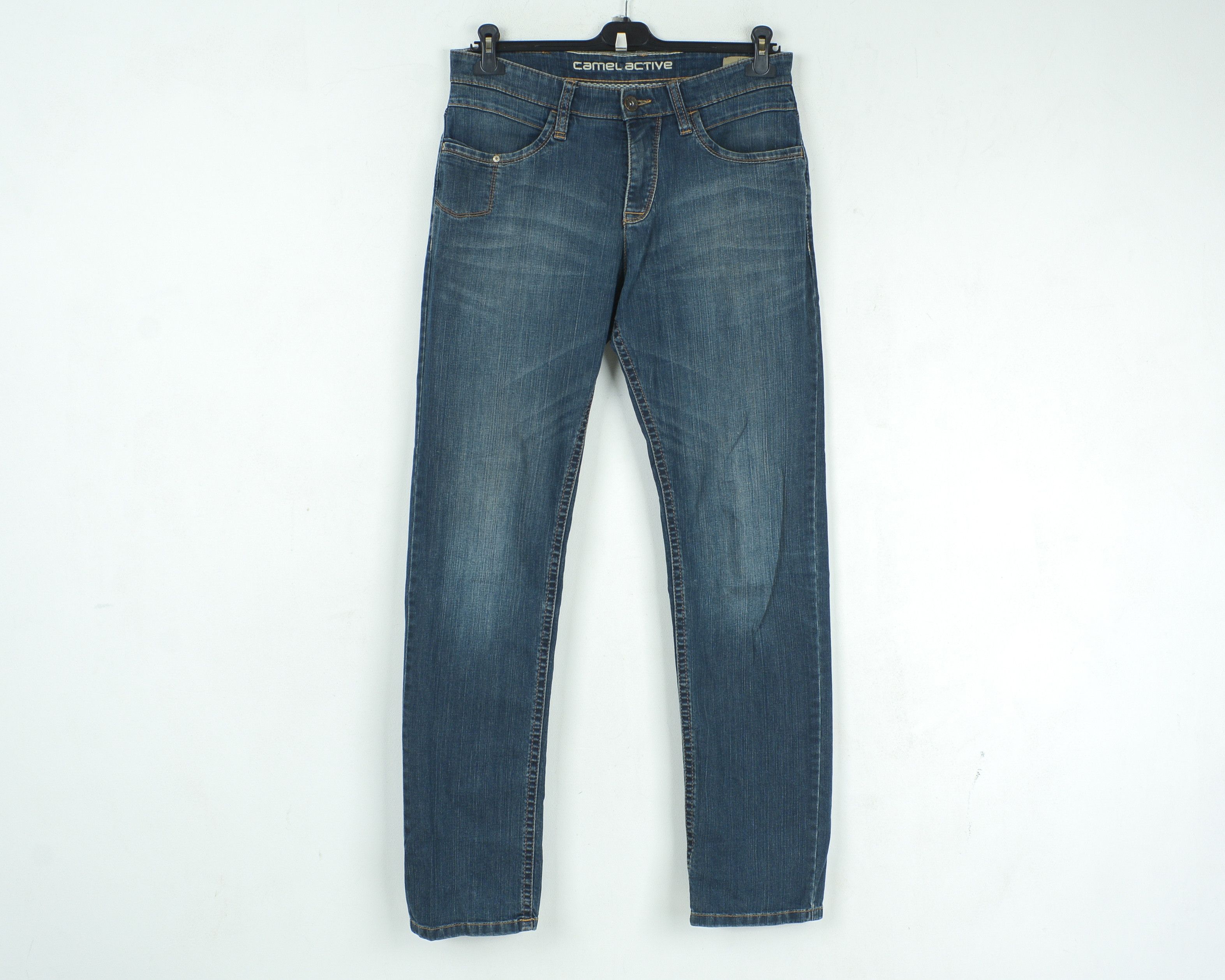 camel active Houston W33 L34 Regular Straight Fit Jeans Denim Pants Size US 33 - 1 Thumbnail