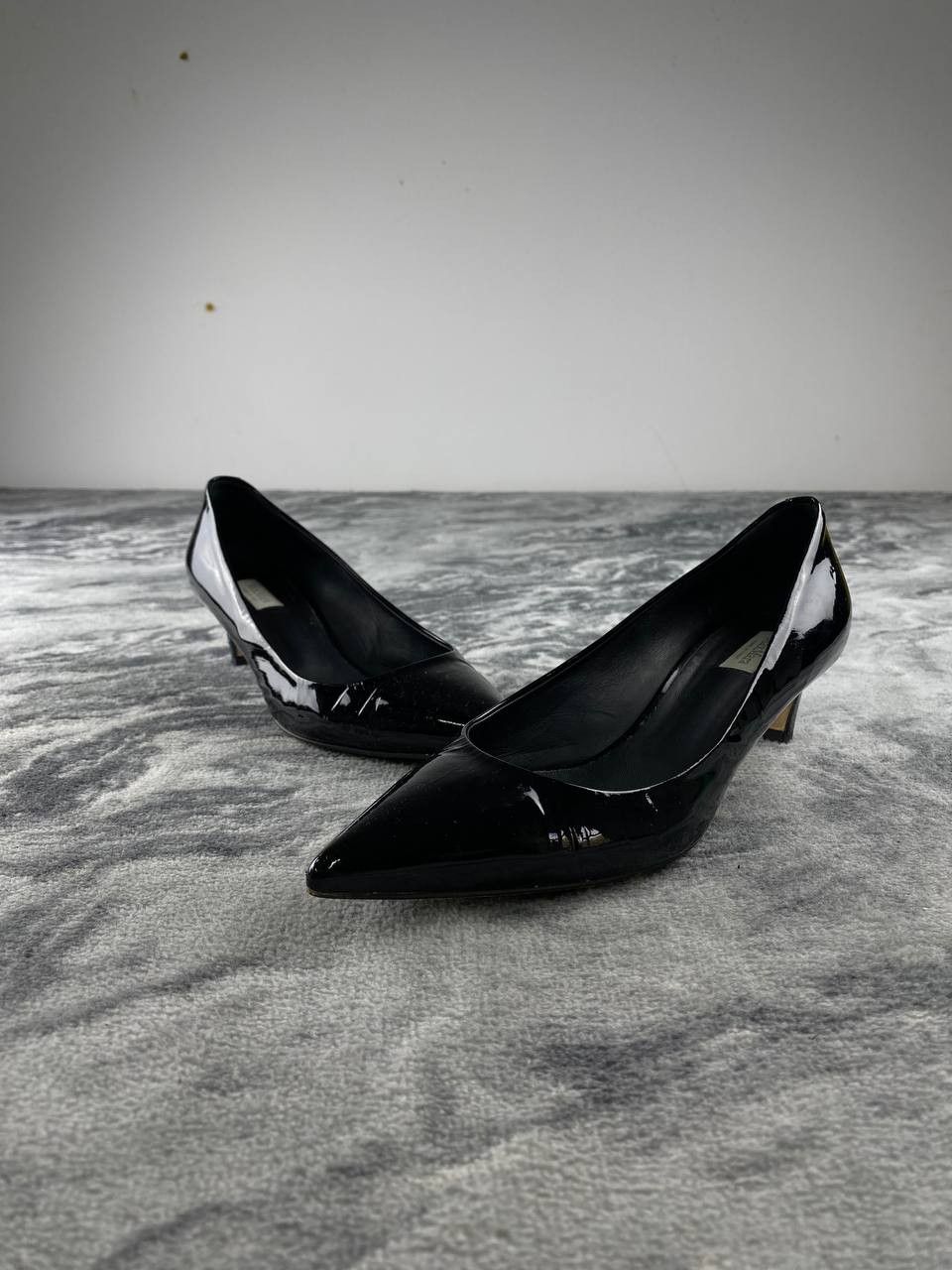 Max Mara Max Mara Leather Slingback Pointed Pumps Women Size 38 Black Size US 8 / IT 38 - 1 Thumbnail