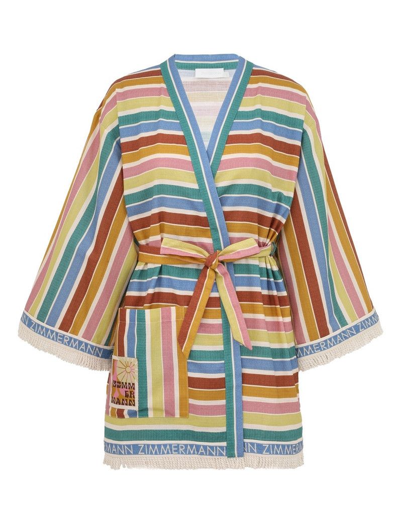 Zimmermann oc11z0126 Everley Robe in Multicolor Size XS / US 0-2 / IT 36-38 - 1 Thumbnail