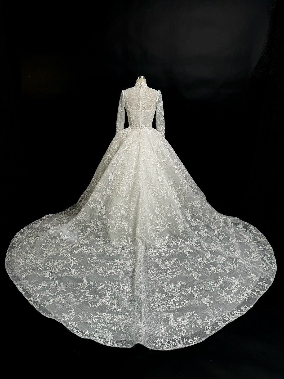 Other Preloved US 2 Anna Augusta French Corded Lace Bridal Dress Size XS / US 0-2 / IT 36-38 - 8 Thumbnail