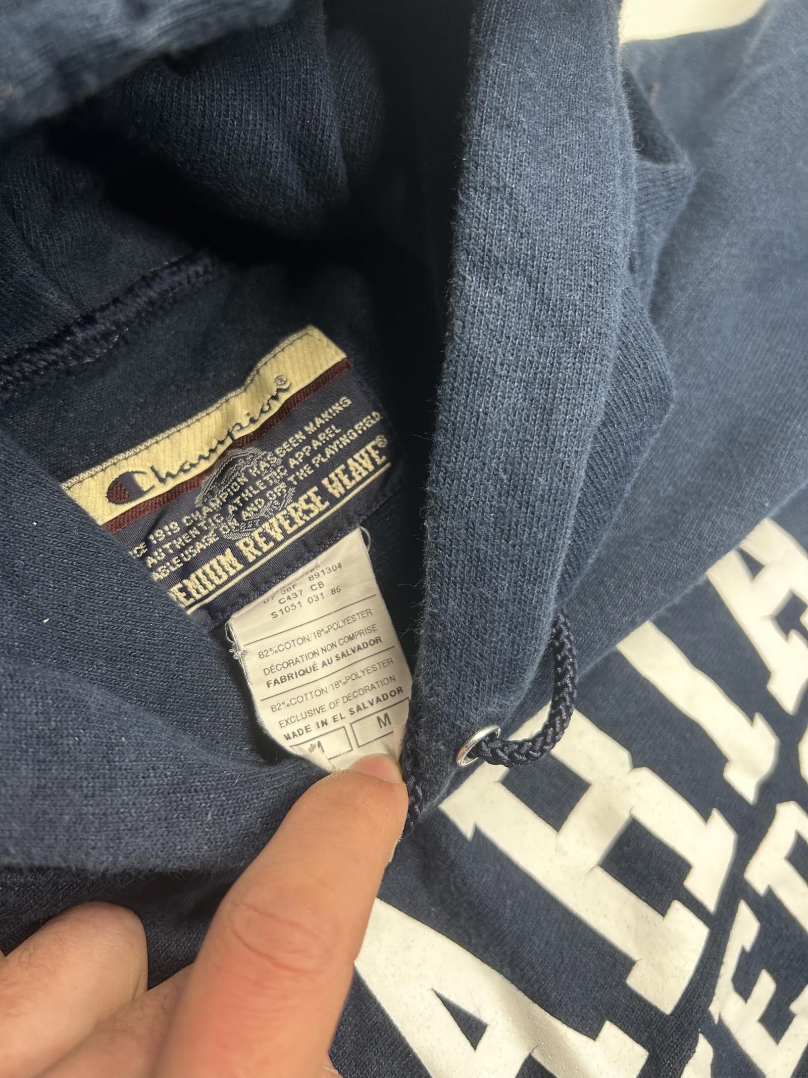 Champion Champion Marian University Hoodie - Navy Blue - Size Medium Size US M / EU 48-50 / 2 - 5 Thumbnail