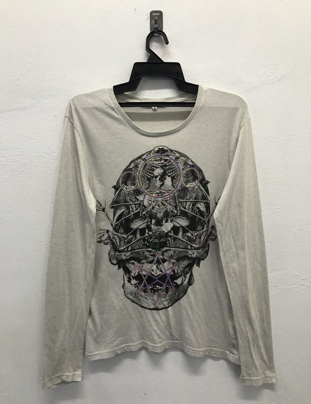 Vintage Semantic Design Long Sleeve Shirt
