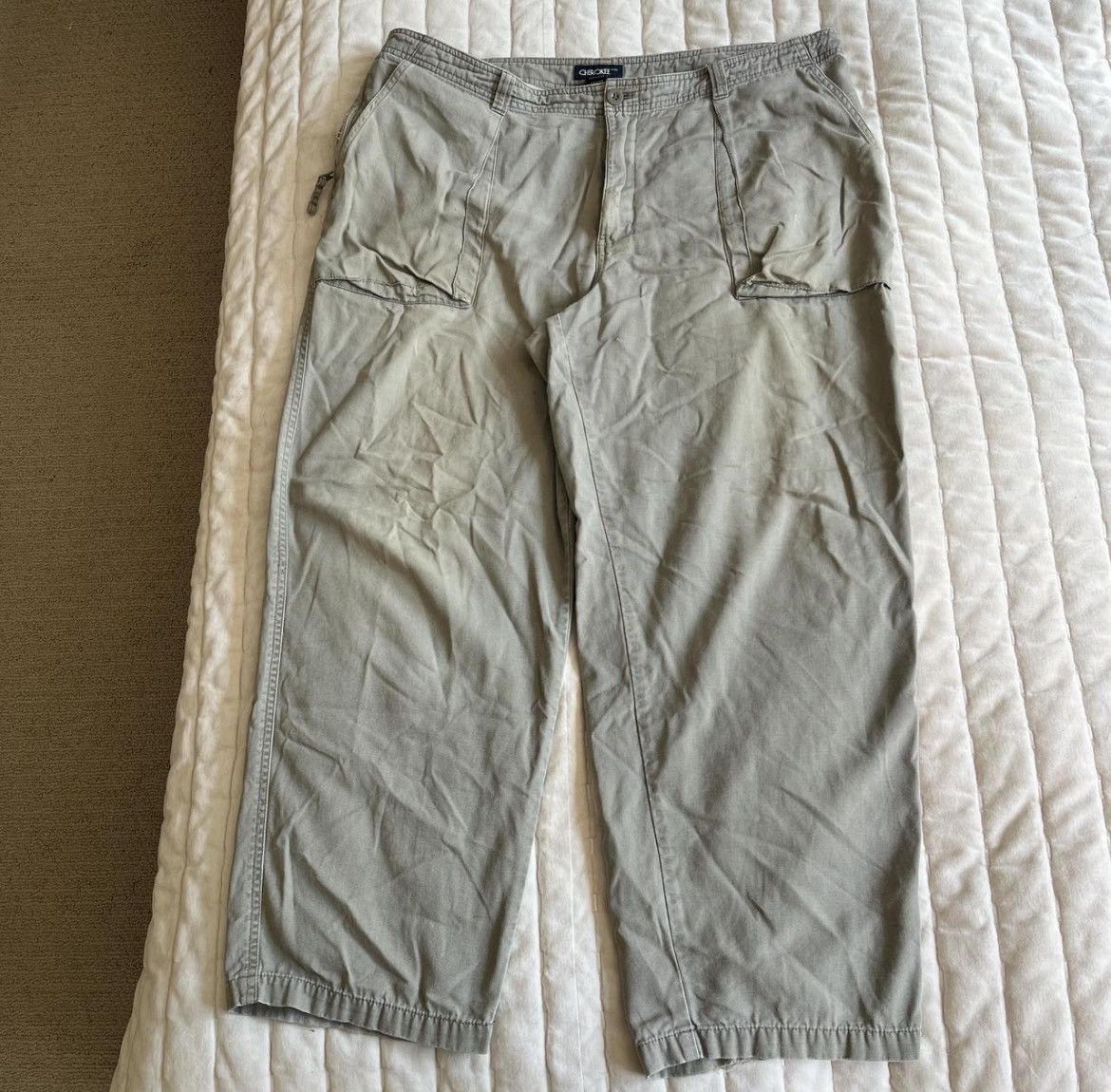 Vintage 38x30 Baggy Cherokee Tan Lightweight Pants Size US 38 / EU 54 - 1 Thumbnail