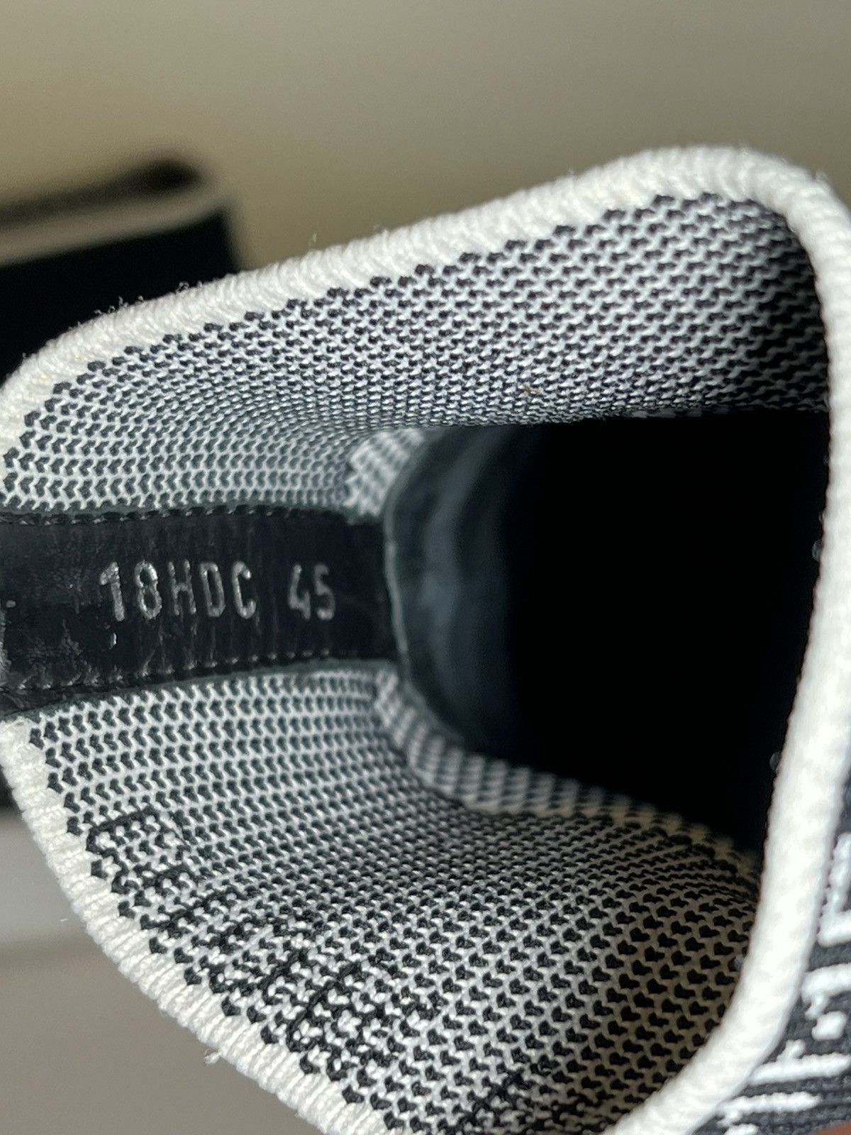 Dior Men Dior Homme B21 Sock high-top sneaker black knit fabric Size US 11 / EU 44 - 4 Thumbnail