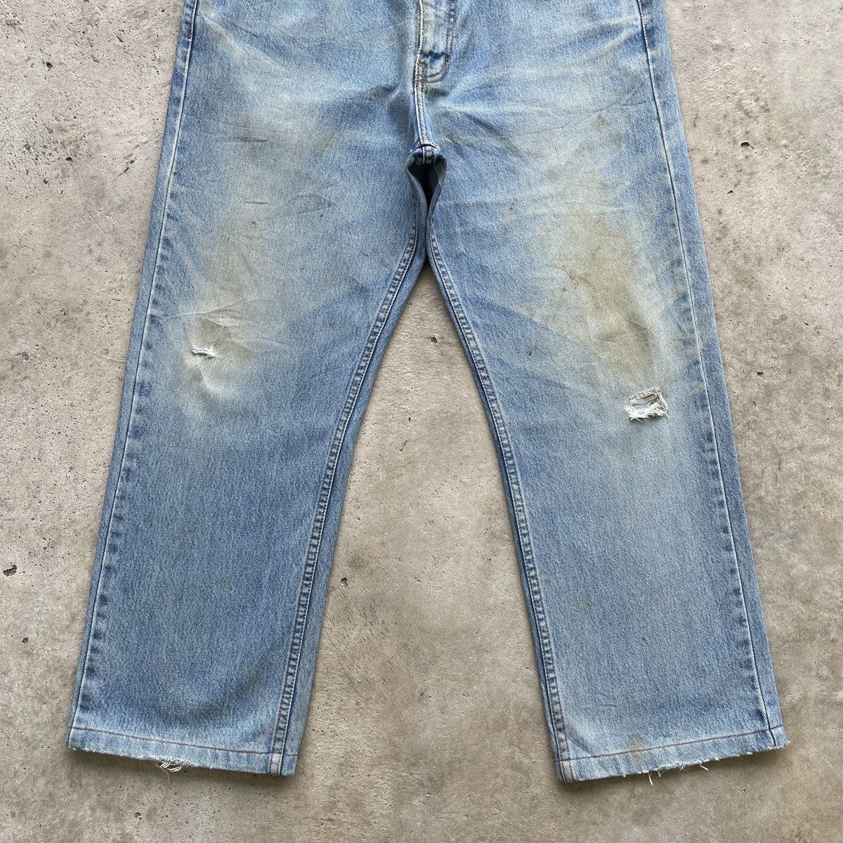 Japanese Brand Vintage MC Jeans Rusty Denim Faded Distressed Pants W35 Size US 35 - 4 Thumbnail