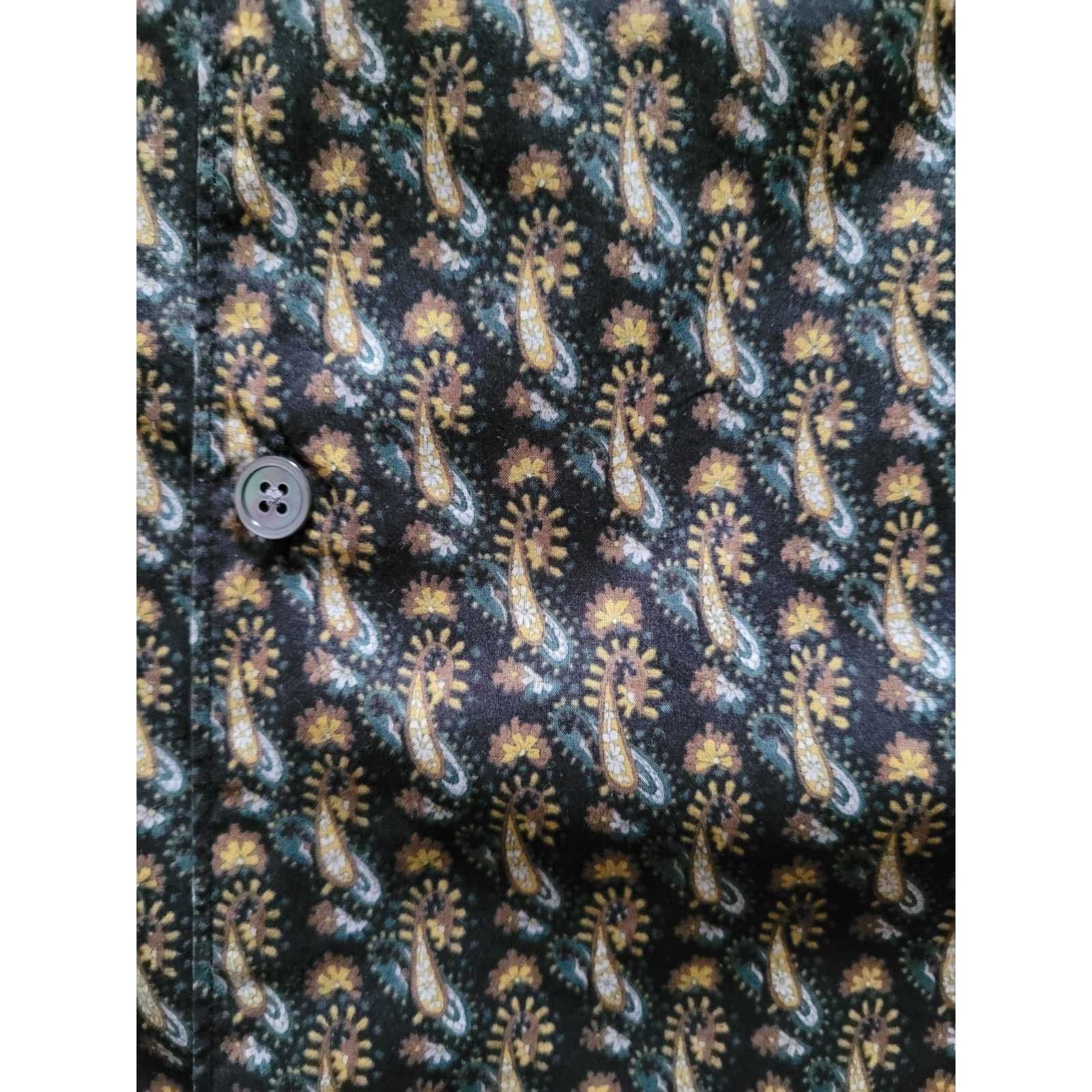 Our Legacy Our Legacy initial shirt reversed green paisley Size US M / EU 48-50 / 2 - 5 Thumbnail