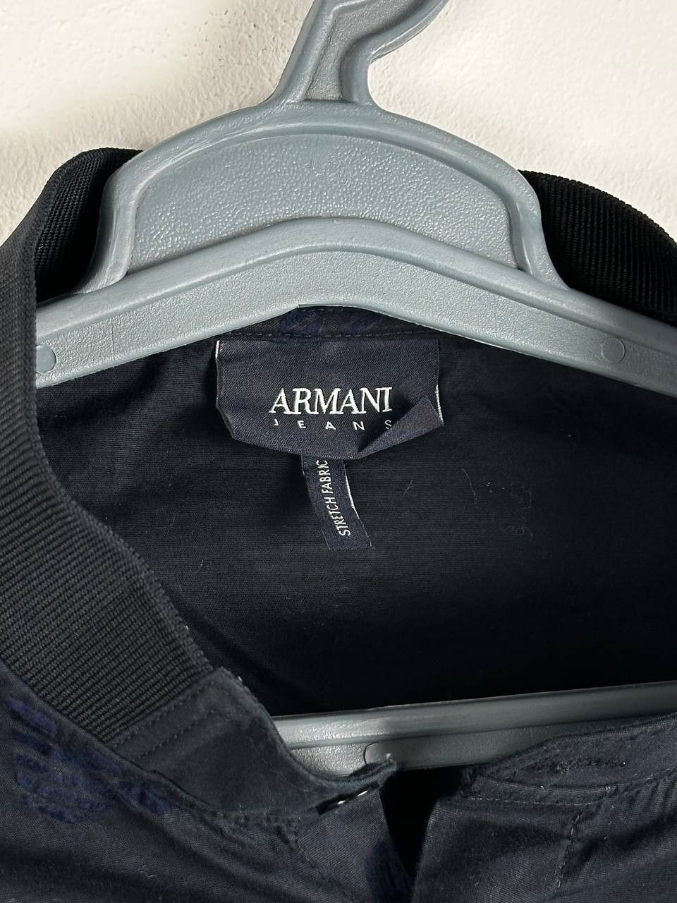 Armani × Designer Armani Monogram Logo Navy Luxury Shirt Size US M / EU 48-50 / 2 - 4 Thumbnail