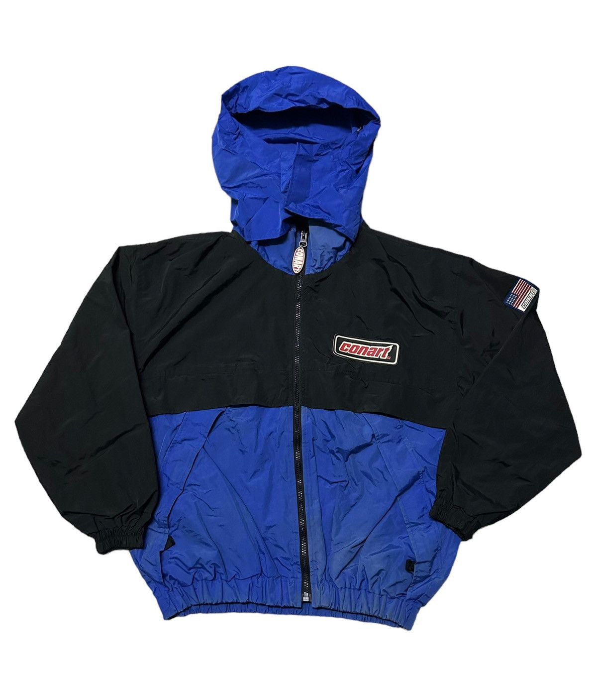 Vintage Vintage Conart outdoor jacket hooded Size US L / EU 52-54 / 3 - 3 Thumbnail