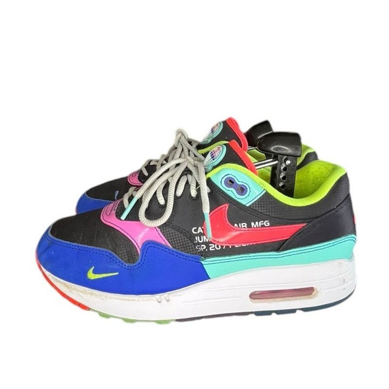 Nike Air Max 1 Parachute Running Shoes Size 8.5 Hyper Grape in Purple, Men's