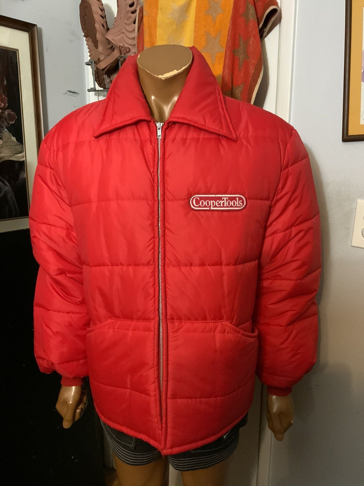 Vintage Vintage 70s Cap N Jac Cooper Tools Quilted Zip Puffer Jacket Size US XL / EU 56 / 4 - 11 Thumbnail