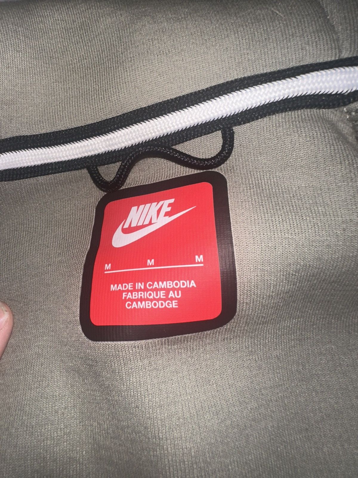 Nike Grey/Green Nike tech jacket Size US M / EU 48-50 / 2 - 5 Thumbnail